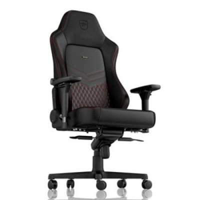 Noblechairs Hero real Leather Black with Red details
