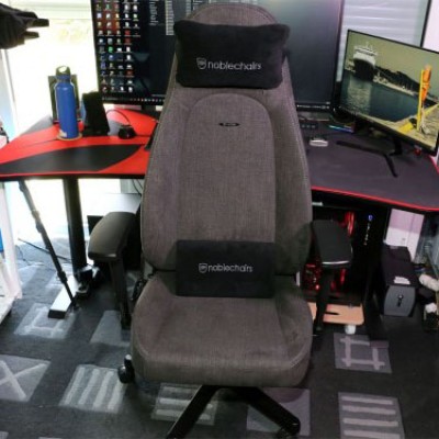 Noblechairs Icon TX Ανθρακί ύφασμα