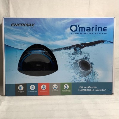 Enermax O’marine Ηχείο Bluetooth Μαύρο/Κόκκινο 5W με Διάρκεια Μπαταρίας έως 10 ώρες Μαύρο