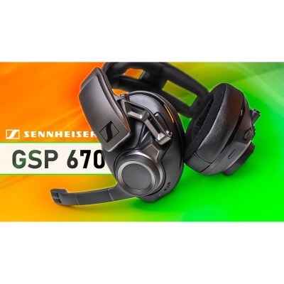 Sennheiser GSP 670 Wireless Over Ear Gaming Headset with USB connection