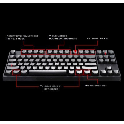 Cooler Master Quick Fire TK-Stealth Cherry MX Brown